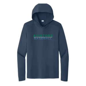 Aviators Baseball Hooded Posi-UV Pro Long Sleeve Sun Tee