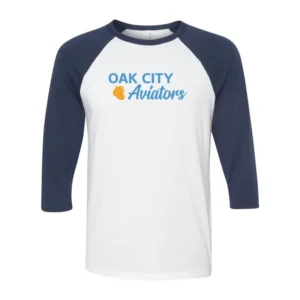 Oak City Aviators Acorn Baseball Tee