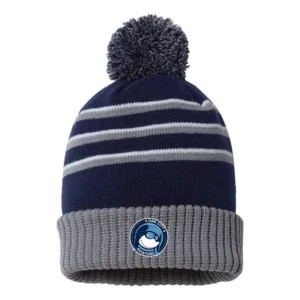 Oak City Aviators Striped Pom Pom Beanie