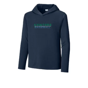 Aviators Baseball Youth Long Sleeve Hooded Tee