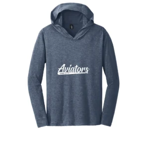 Aviators Bat Adult Long Sleeve Hooded Tee