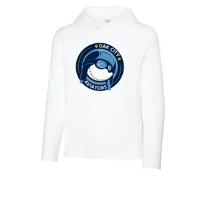 Oak City Logo Youth Long Sleeve Hooded Tee