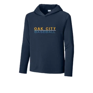 Oak City Baseball Youth Long Sleeve Hooded Tee