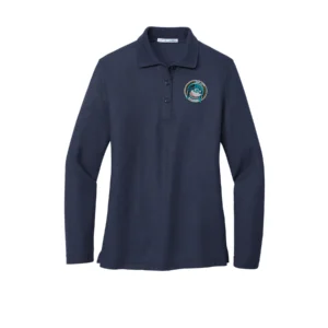 Oak City Embroidered Ladies Long Sleeve Polo
