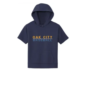 Oak City Baseball Youth Short Sleeve Hoodie