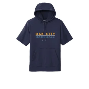 Oak City Baseball Adult Short Sleeve Hoodie